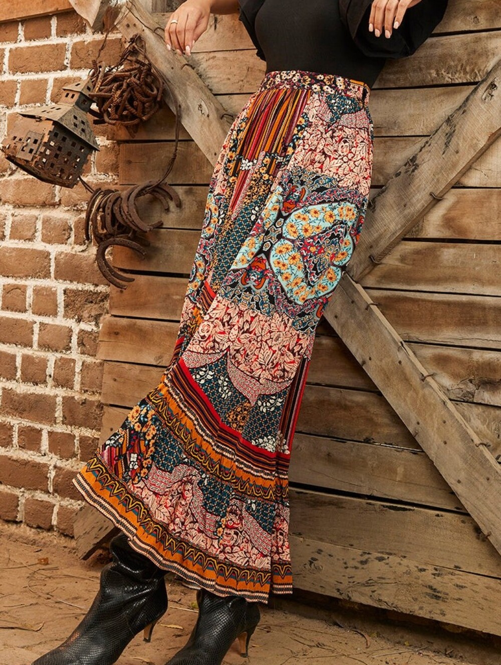 Anthroplogie Bhunani By Jyoti Allaire High-Low Maxi Skirt